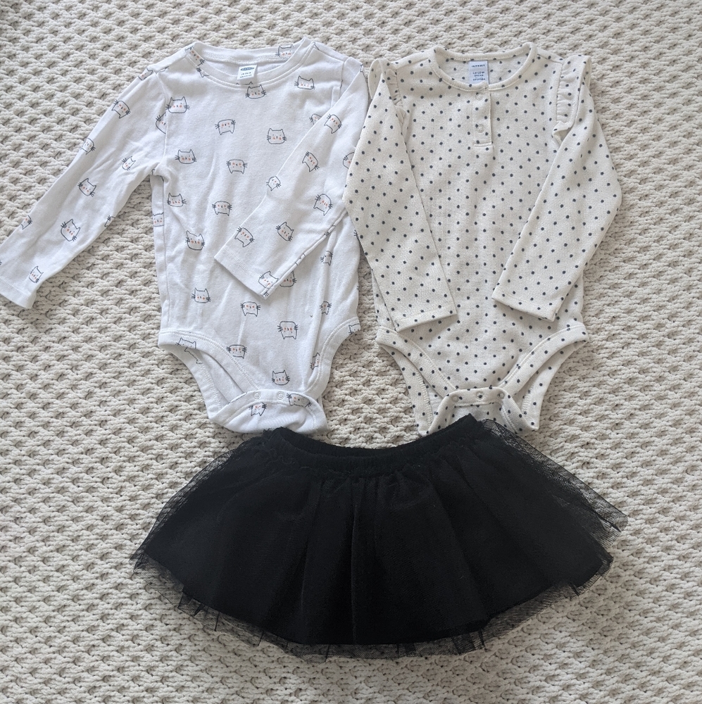 🌲Bundle of Bodysuits and Tulle Skirt
